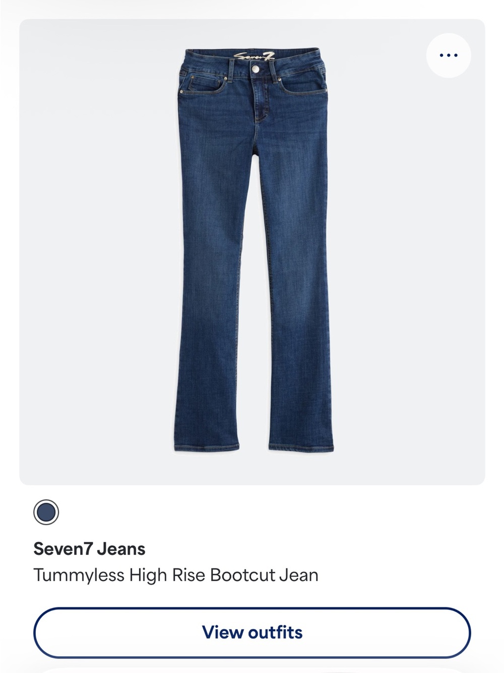 Seven7 Jeans High Ride Bootcut Jean - Picture 9 of 9